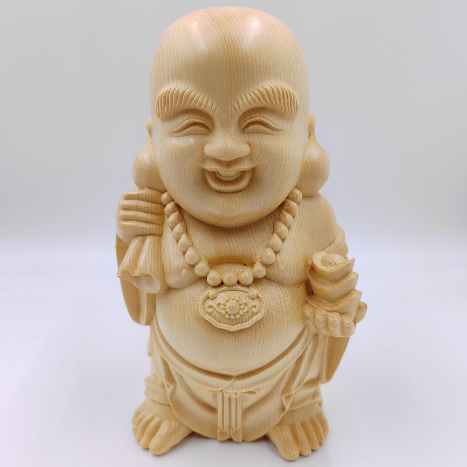 七福神　布袋様　木彫り　顔 七福神 布袋様 木彫り 顔 七福神 布袋様 木彫り 顔