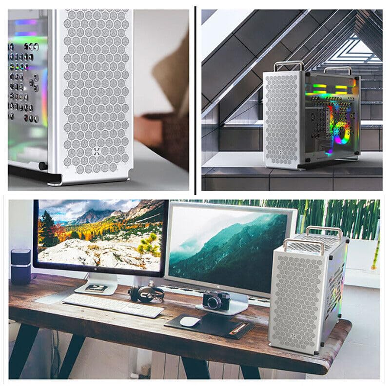 Gabinete Fit for ZZAW B2 PLUS para PC ITX con paneles laterales de acrílico y aluminio, sistema de enfriamiento por aire miniatura 2