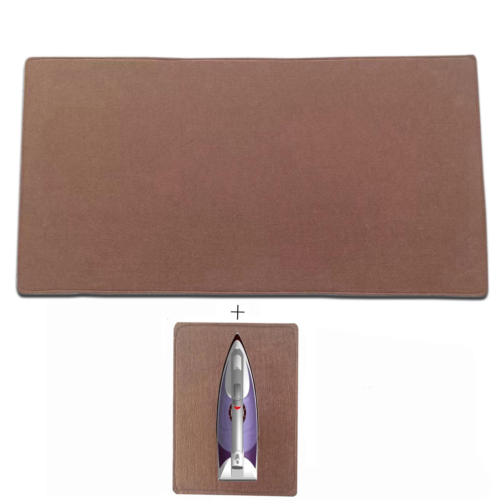 Tappetino da stiro in feltro antiscivolo, copertura in ferro e coperta per trapuntare, cucire e forniture, resistente al calore, alle macchie e alle bruciature