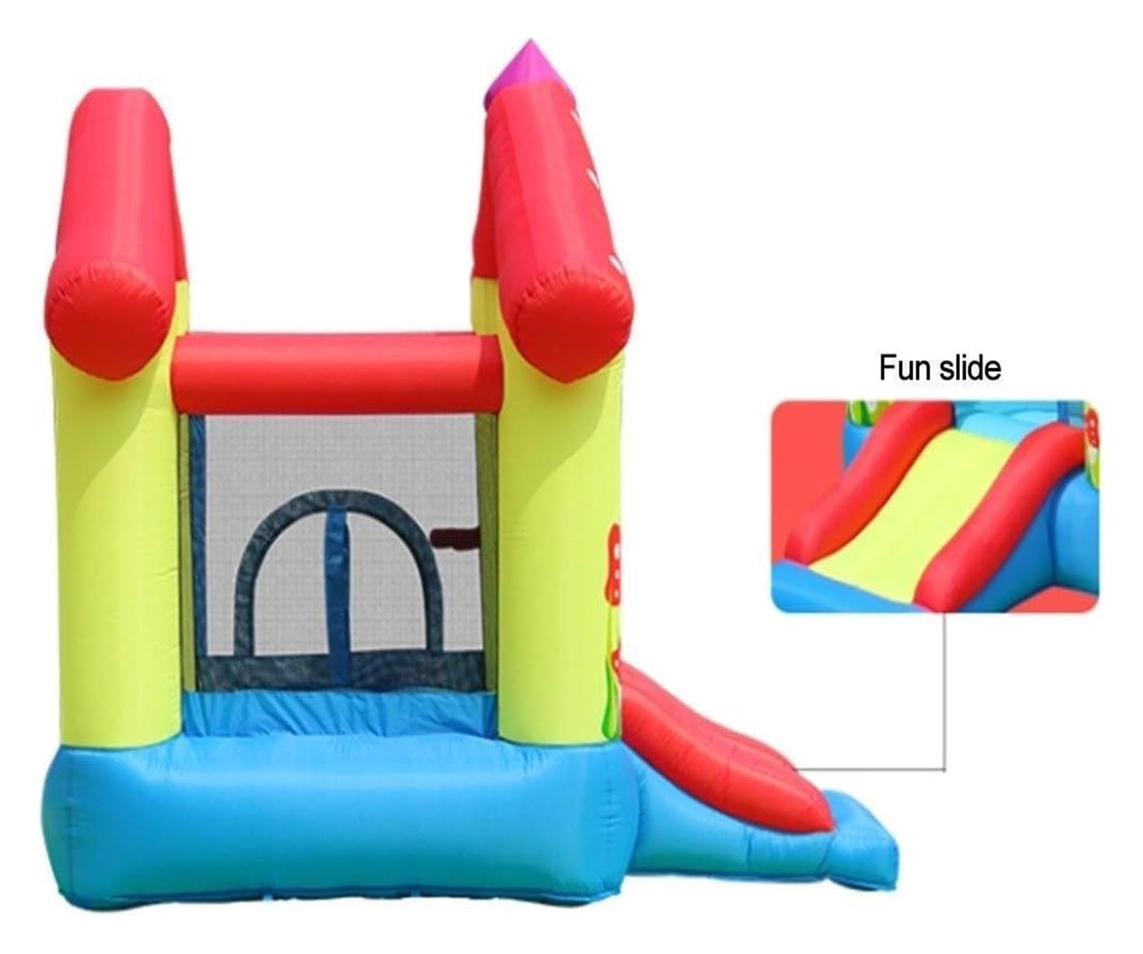 Castillo Hinchable, Cojín de Aire Piscina Juguete Trampolín Inflable casero Grande
