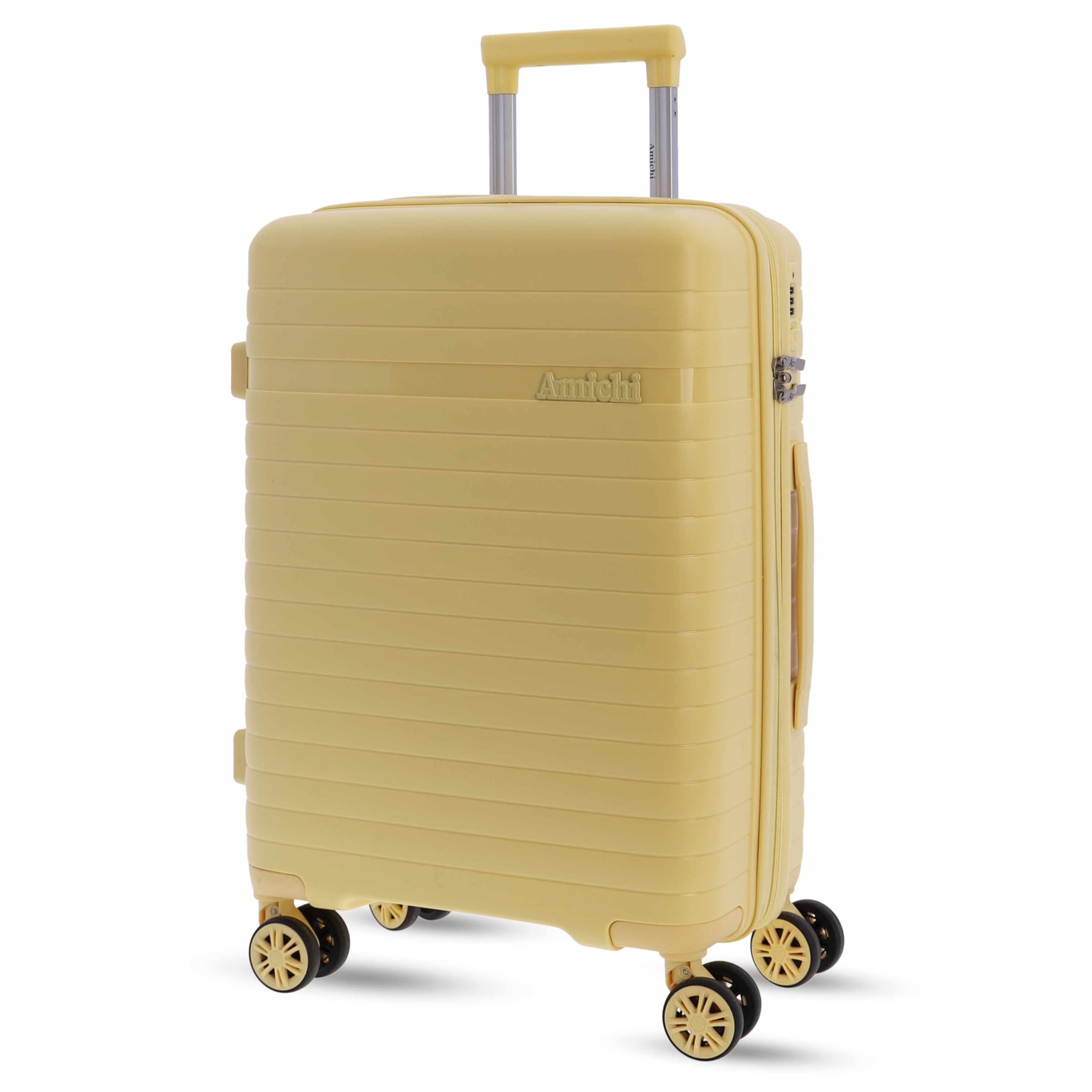AMICHI - Maleta Cabina 55x40x20- Maletas de Viaje - Maletas de Viaje Cabina Apta para Ryannair- Trolley Equipaje para Avion Resistente con 4 Ruedas de 360º y candado TSA - 2