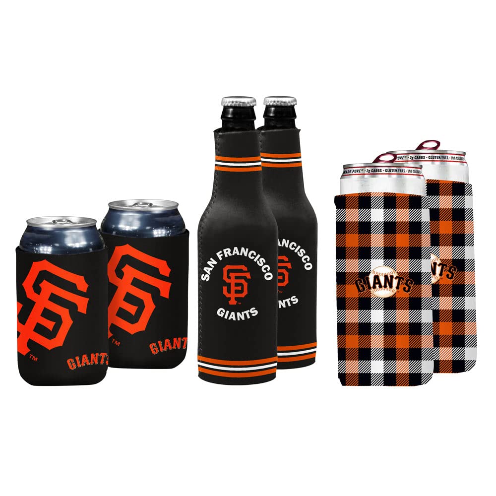 Logo Brands 525-772: San Francisco Giants Coozie Variety Pack