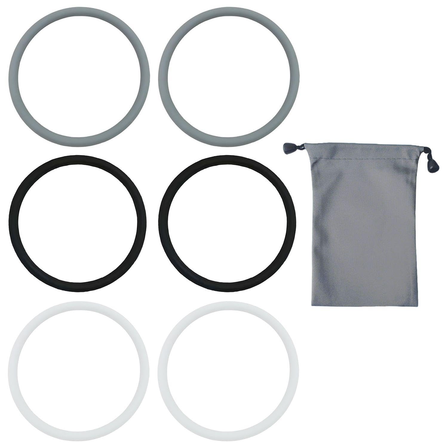 6 Pièces Patella Support Beltes, 1 Sac De Décrochage, Dispositifs De Protection Sportive, Ceintures De Fixation en Silicone Élastique, Adaptées À La Course, Au Basket-Ball Et Au Football.
