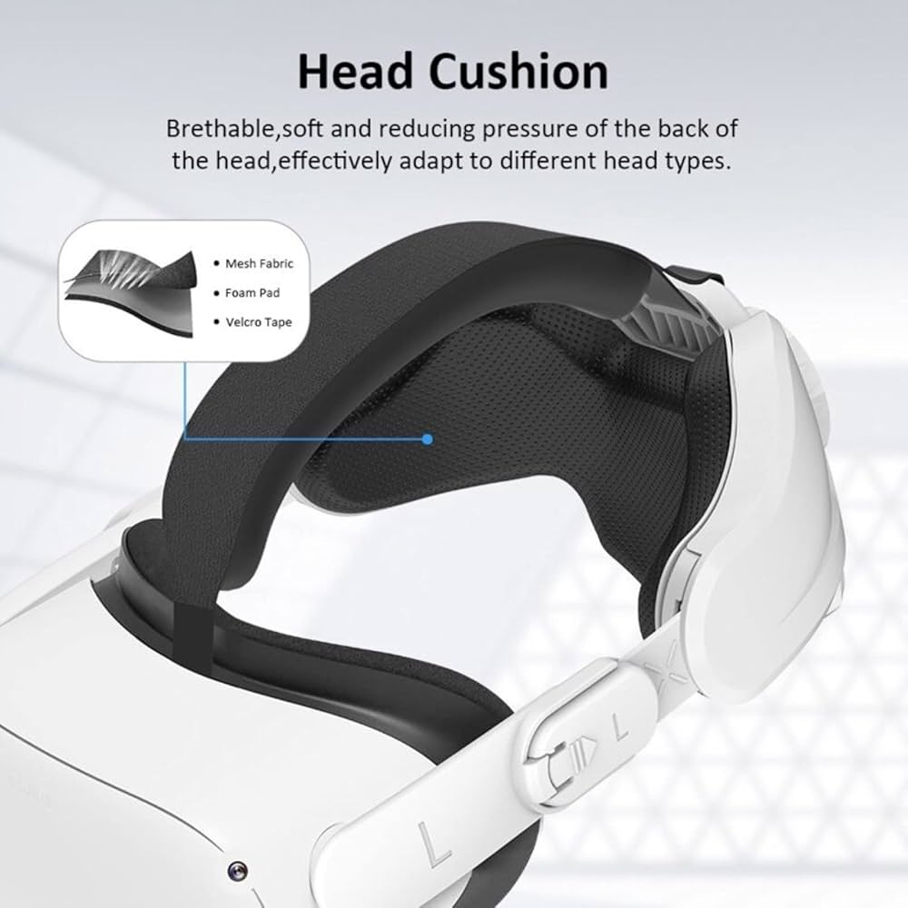 Elite Strap for Oculus Quest 2 / Meta Quest 2, Adjustable