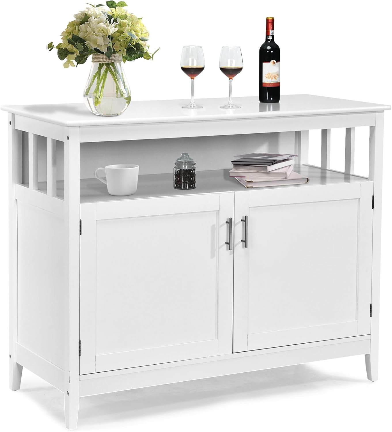 SILKYDRY Buffet with Storage, Coffee Bar