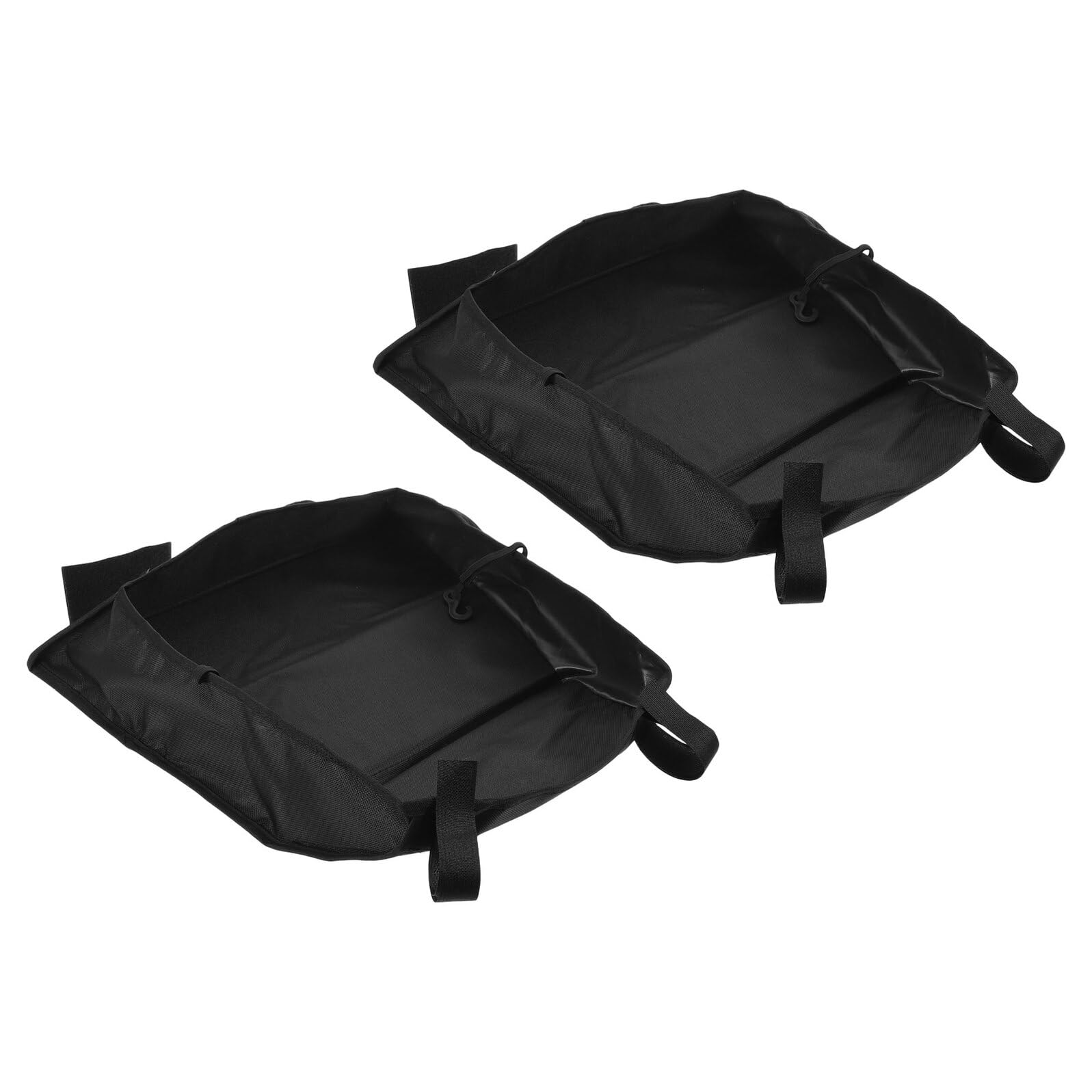 Borsa Organizer per Passeggini 2 Pezzi in Oxford Nero Vano Portaoggetti Sotto Passeggino, Cestino Portaoggetti Ampio e Leggero, Accessorio Pratico per Uscite
