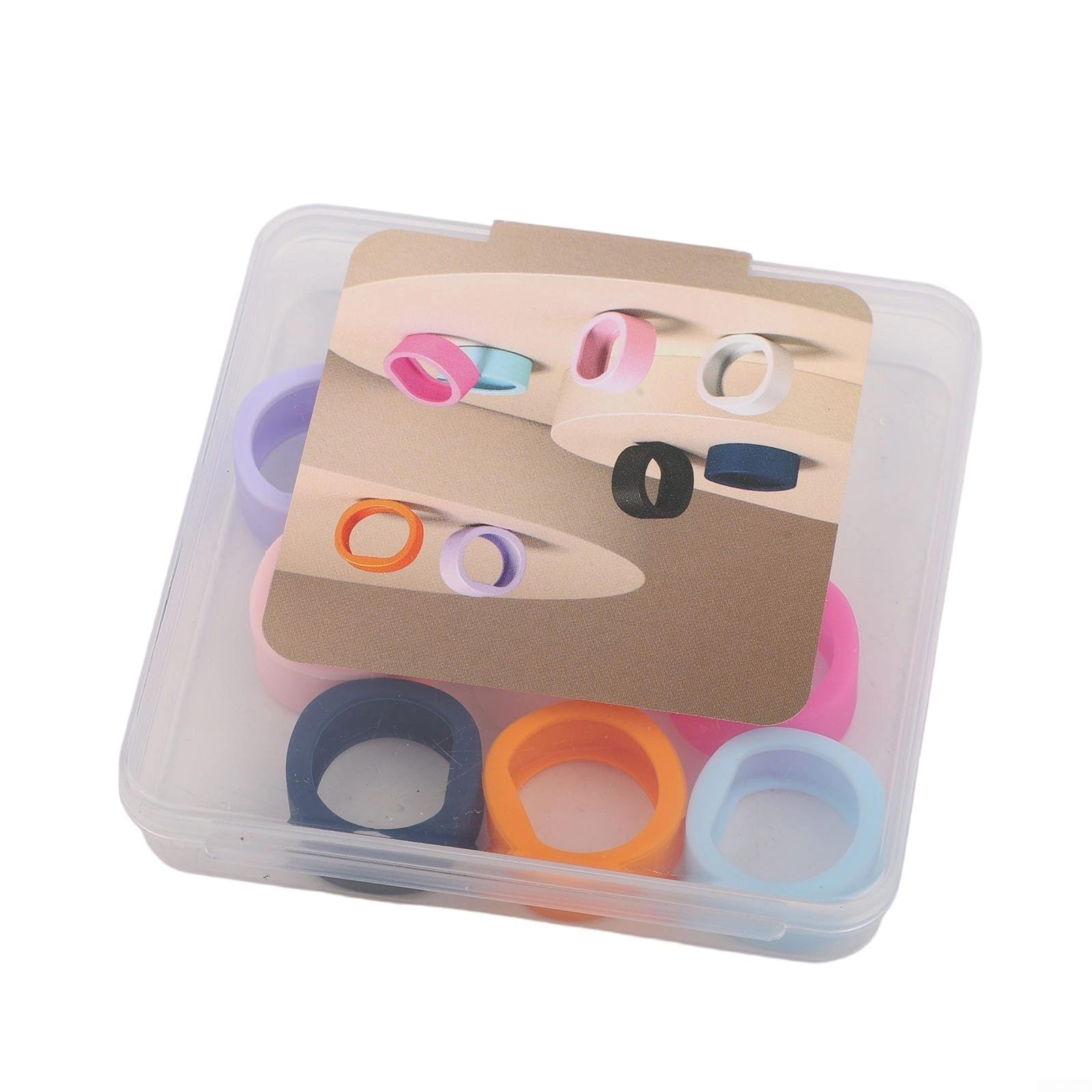 Smart Ring Case, 8 coperture protettive in silicone per RingConn Gen 2/2 Air, robuste, antigraffio, indossabili, per il fitness (S)