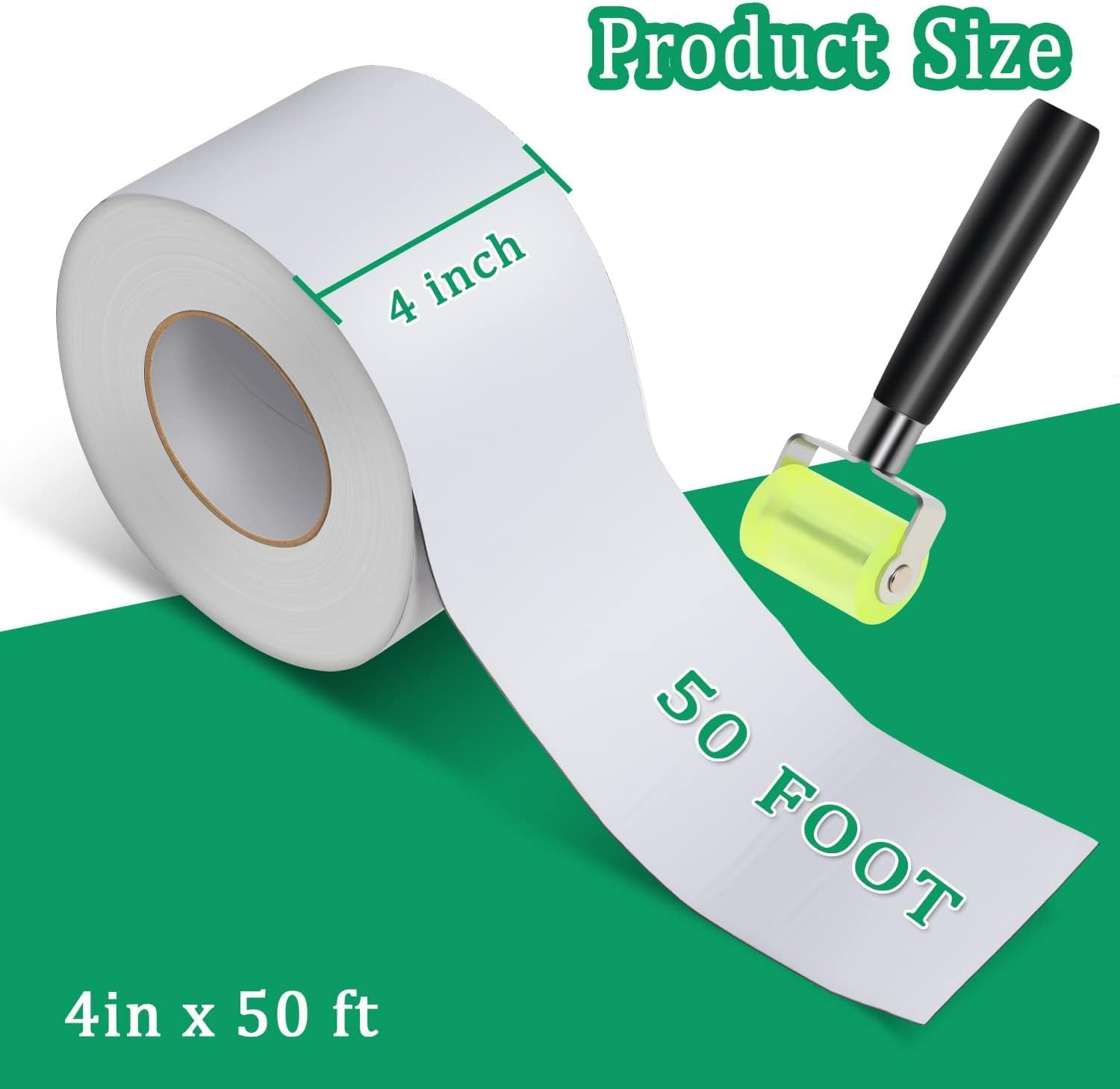 Poweka Nastro Sigillante Bianco per Caravan，10 cm X 15 m di Nastro Impermeabile con Rotolo di Gomma, Nastro Impermeabile Butilico per Tutti Iipi di Tetti di Caravan Doccia, Camper