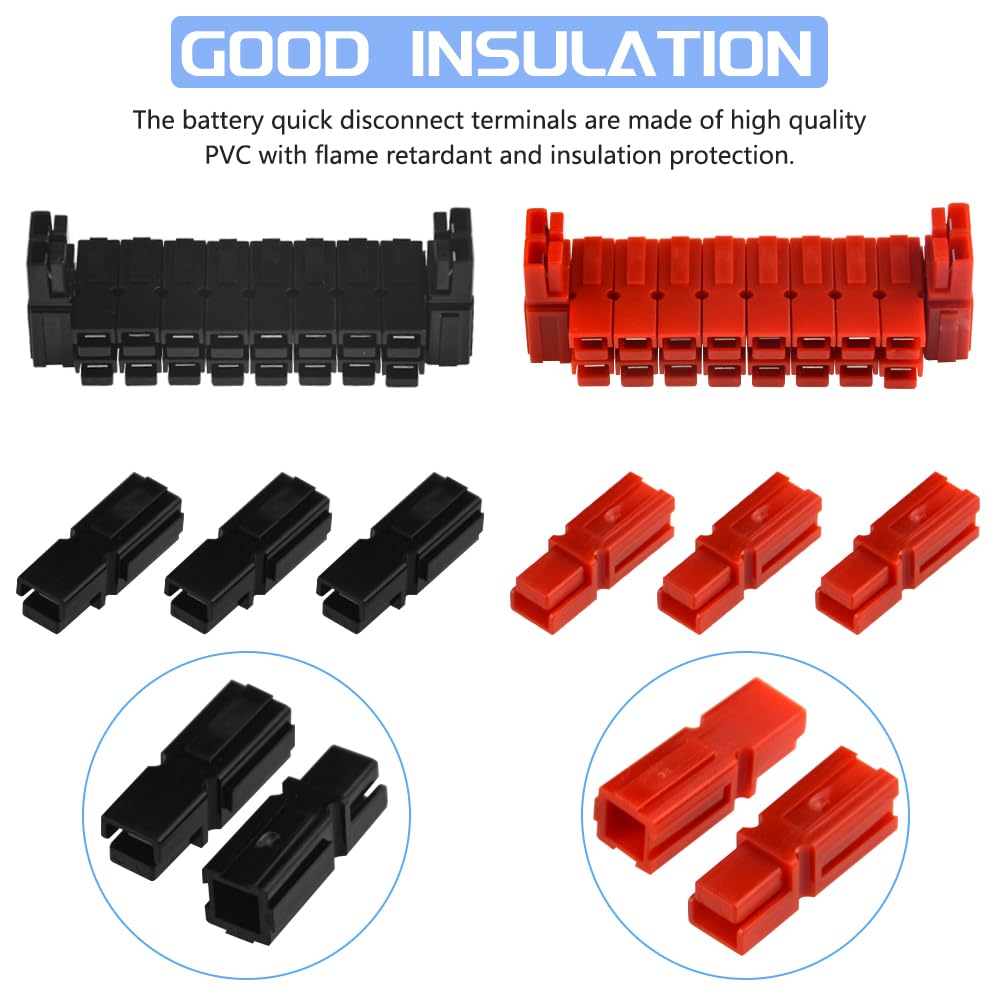 20 Paar Schnelltrennklemmen 15A - Steckverbinder 0,5-1,5mm² Für Elektroprojekte