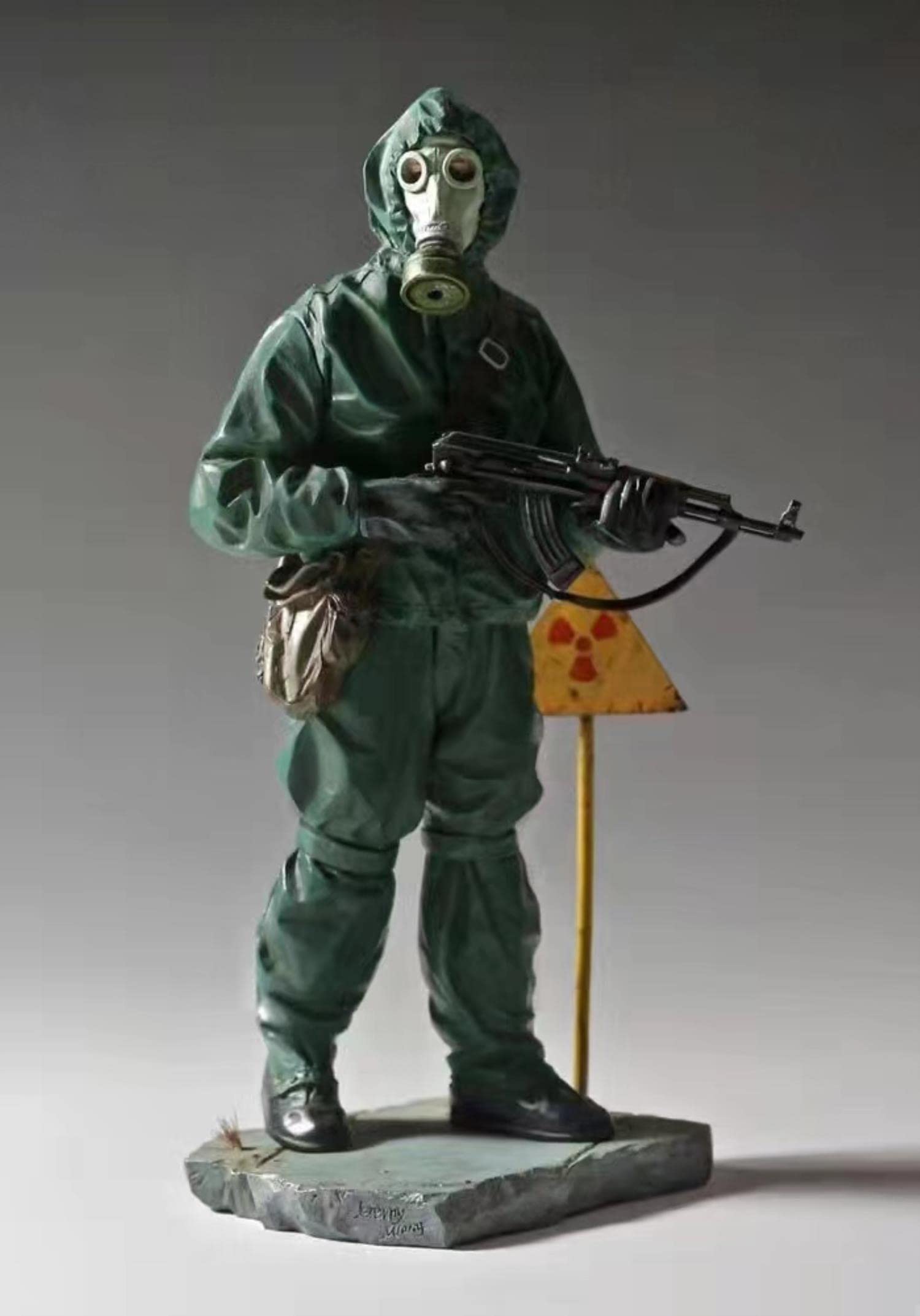 1/16 Figura in Resina Kit Modello Soldato biochimico GK Kit smontato e Non Verniciato