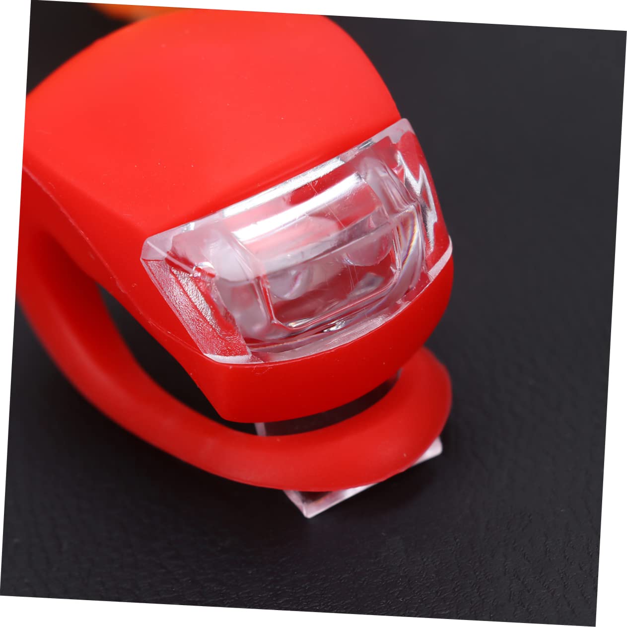 Anneome 2 Set di per Bici in Silicone Anteriore E Posteriore di Avvertimento A LED per Ciclismo Facili da Installare in Silicone 6 Pezzi * 2