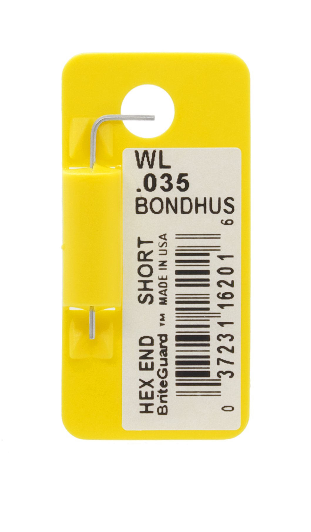 Clés mâles coudées Bondhus 16201 .035 à pointe hexagonale