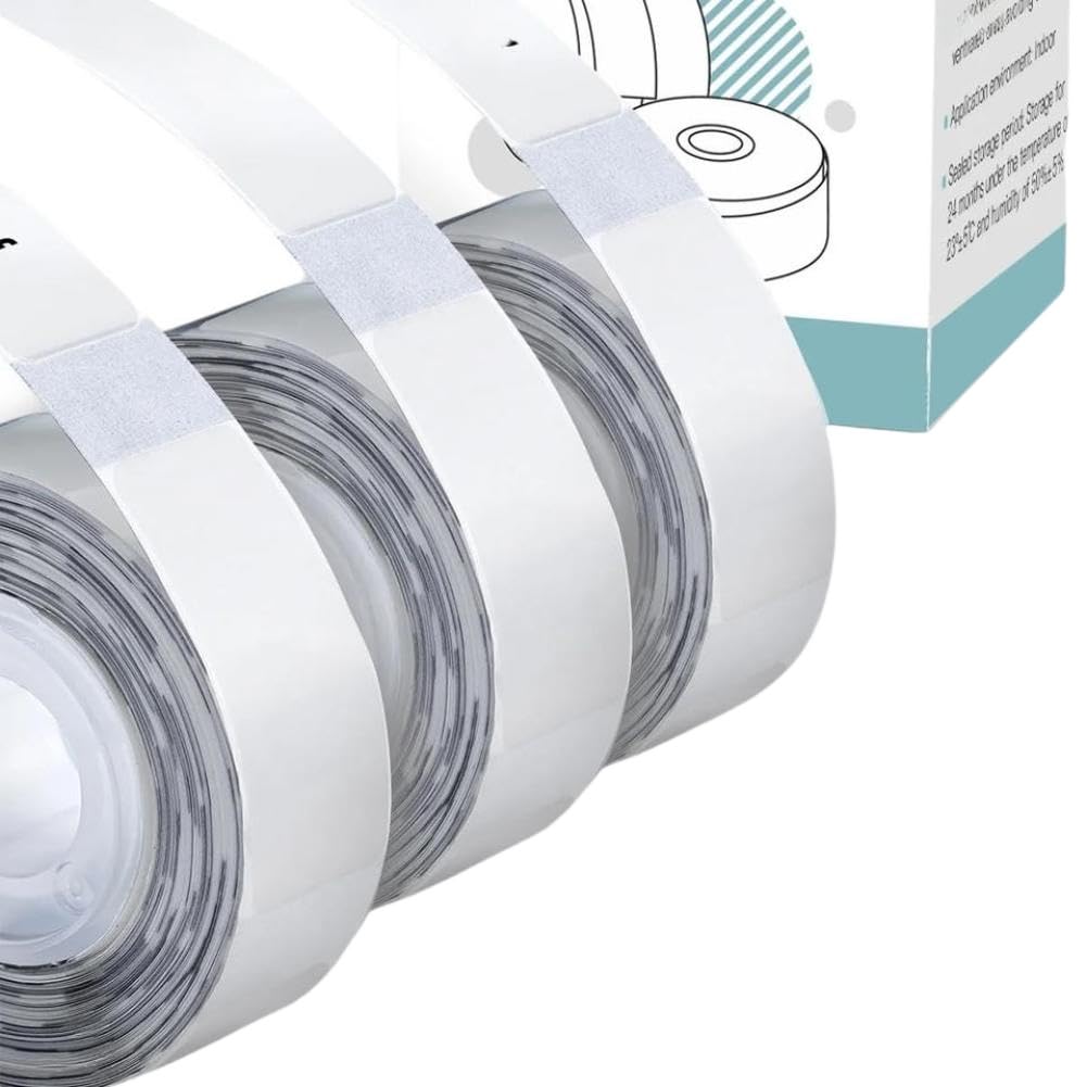 Ruban d'étiquettes Transparent 15mm x 30mm D30 Q30, papier adhésif thermique Transparent Compatible avec l'imprimante Q30s pour l'étiquetage des cosmétiques