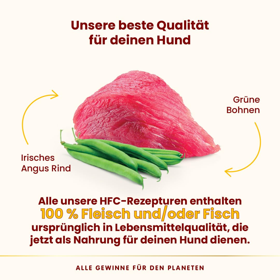 Almo Nature HFC Complete Nassfutter – Isländisches Lamm Mit Karotten, 85 G (17 Stück), Glutenfrei, Monoprotein Für Erwachsene Hunde