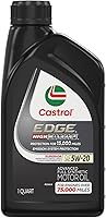 Vista 1 de Castrol EDGE High Mileage 5W-20, aceite de motor totalmente sintético avanzado, 1 cuarto de galón