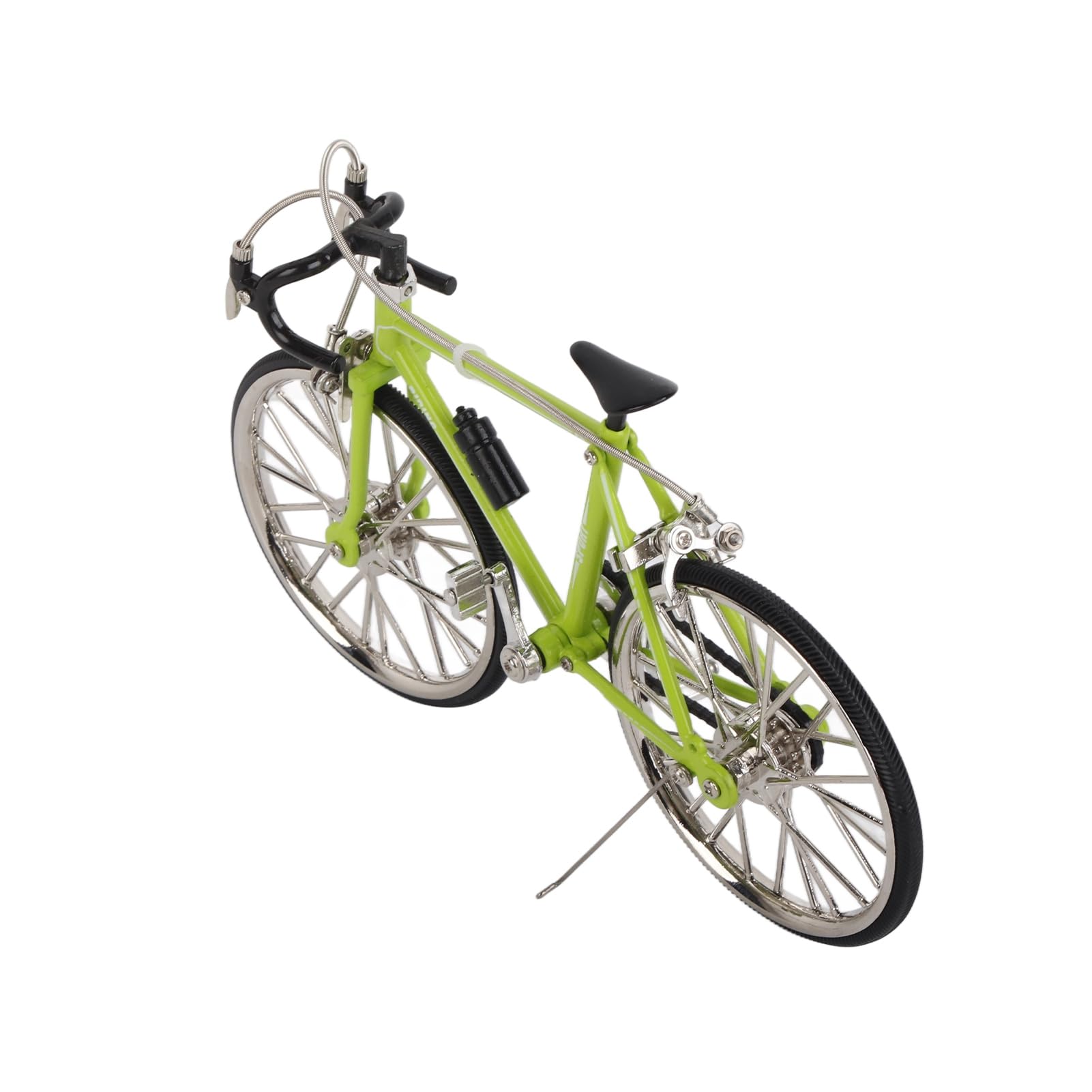 Ornamento Modello Bici, Giocattoli per Bici da Dito Decorazione Giocattolo per Bicicletta in Miniatura Staccabile 3D Modello di Bici Retrò Statua Bici da Dito in Metallo per Regali di Compleanno