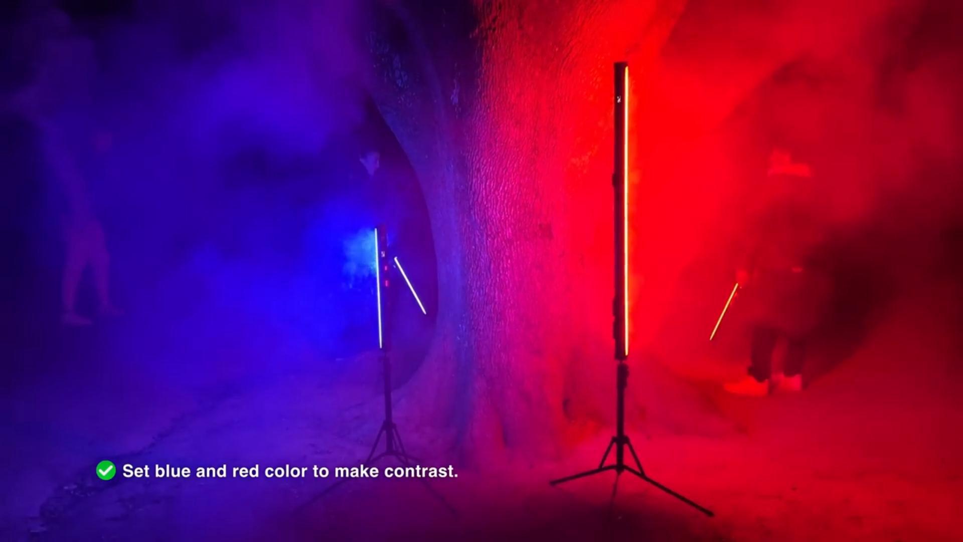 Tubo De Luz Rgb Gvm Con Foco Magnético Para Fotografía, Luz Color De La