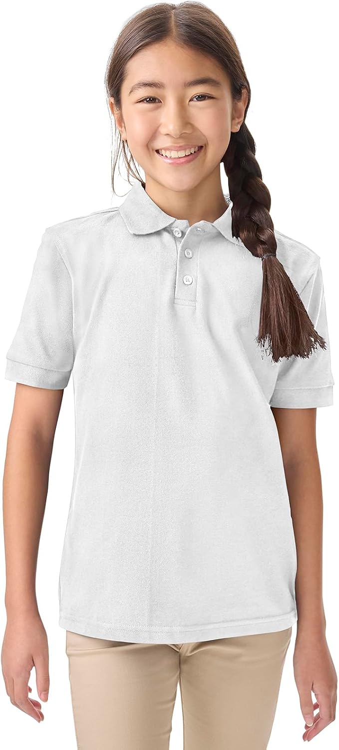 Classroom Uniforms for Boys and Girls, Short Sleeve Pique Polo - CR832