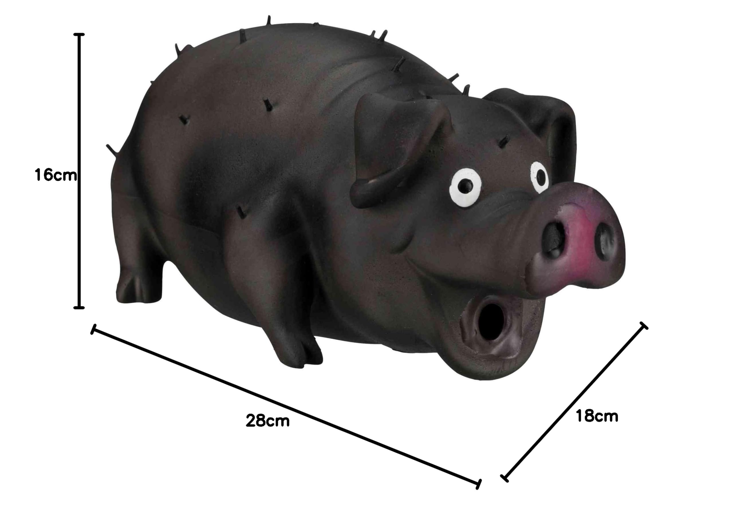 Trixie Gallina Giocattolo Con Suono - In Lattice, 48 Cm, Morbida E Divertente - Foto 3