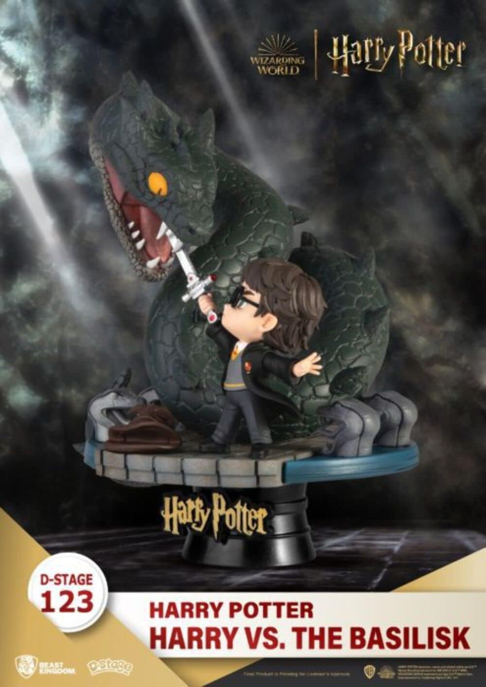 Beast Kingdom Toys Harry Potter,Platform 9 3/4 Diorama Stage D-Stage Figure Statue, Multicolor - Image 4
