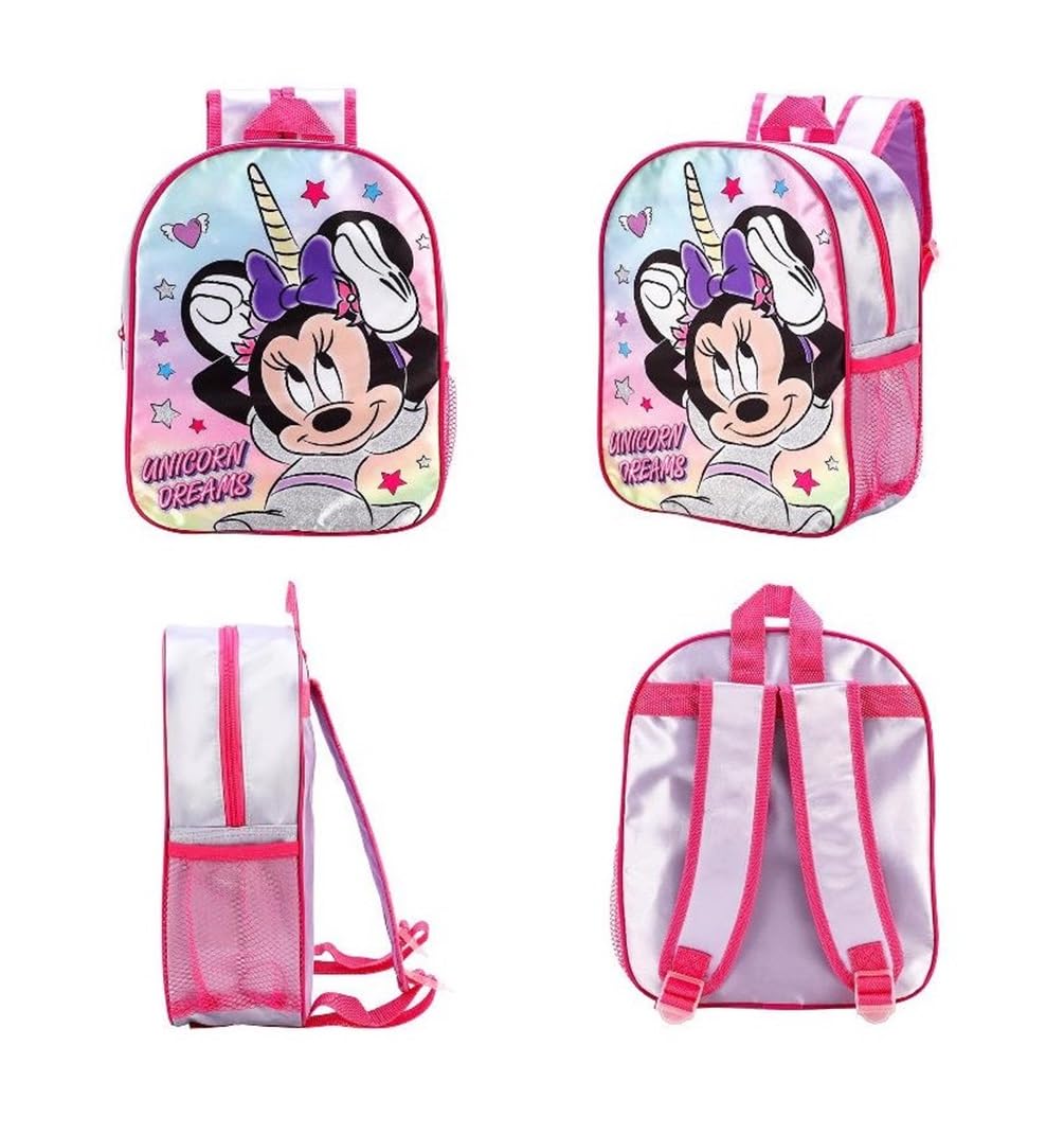 Children's Character Disney Minnie Mouse Unicorn Backpack Rucksack Boys School Nursery Travel Bag 30cm