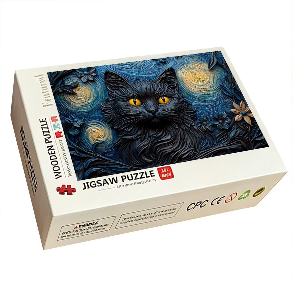Puzzle 1000 Pezzi, Puzzle Gatto, Legno Pezzi, Regalo Donna Uomo -10991