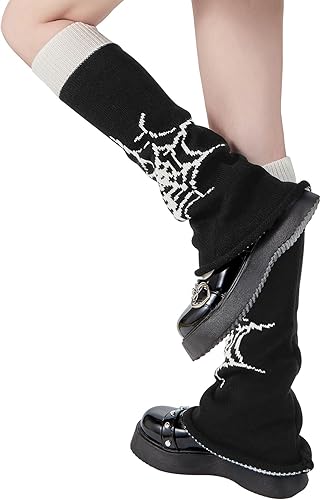 Miniatura 2 de Century Star Calentadores de piernas para mujeres y niñas, accesorios Kawaii Y2K Cutecore Gyaru Goth Lolita