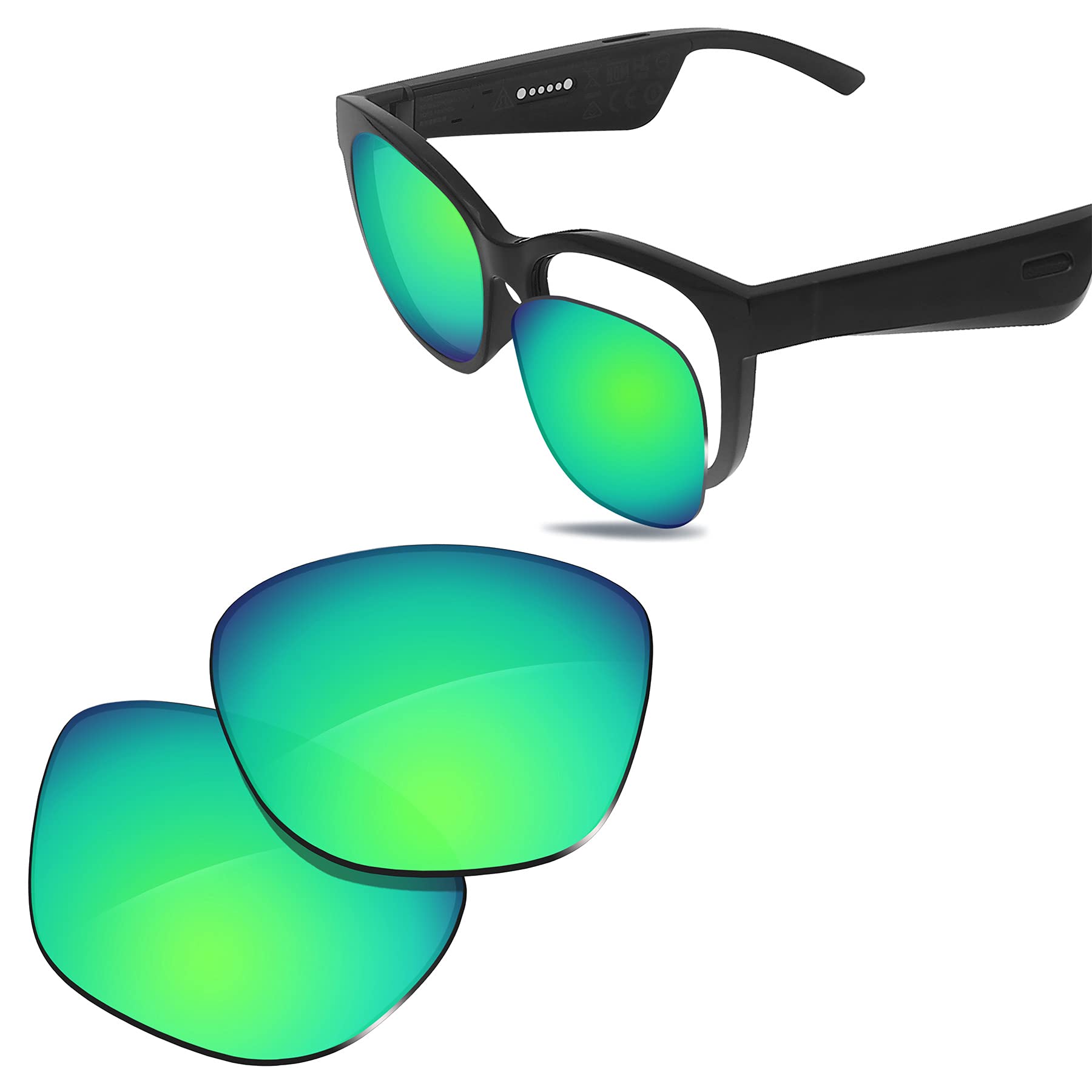 Glintbay100% Precise-Fit Replacement Sunglass Lenses for Bose Soprano BMD0011