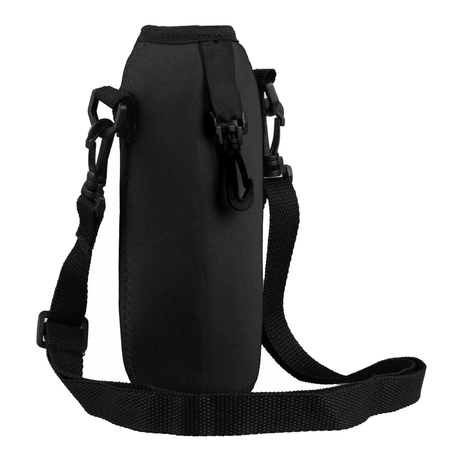 Porta Bottiglia d'Acqua in Neoprene da 500 Ml, Custodia Isolata per Borsa Porta Bottiglia d'Acqua, Tracolla Regolabile E Gancio di Chiusura