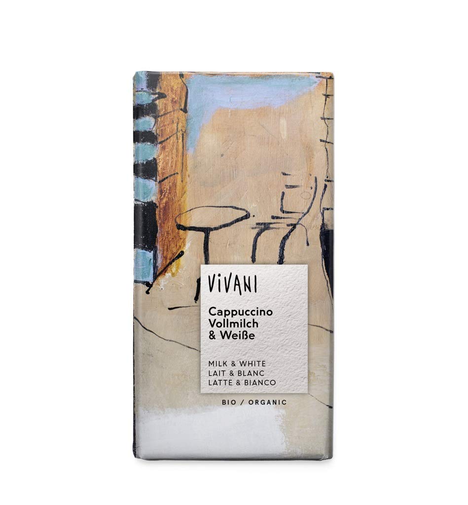 (Pack of 10) Vivani - Cappuccino Chocolate 100 g