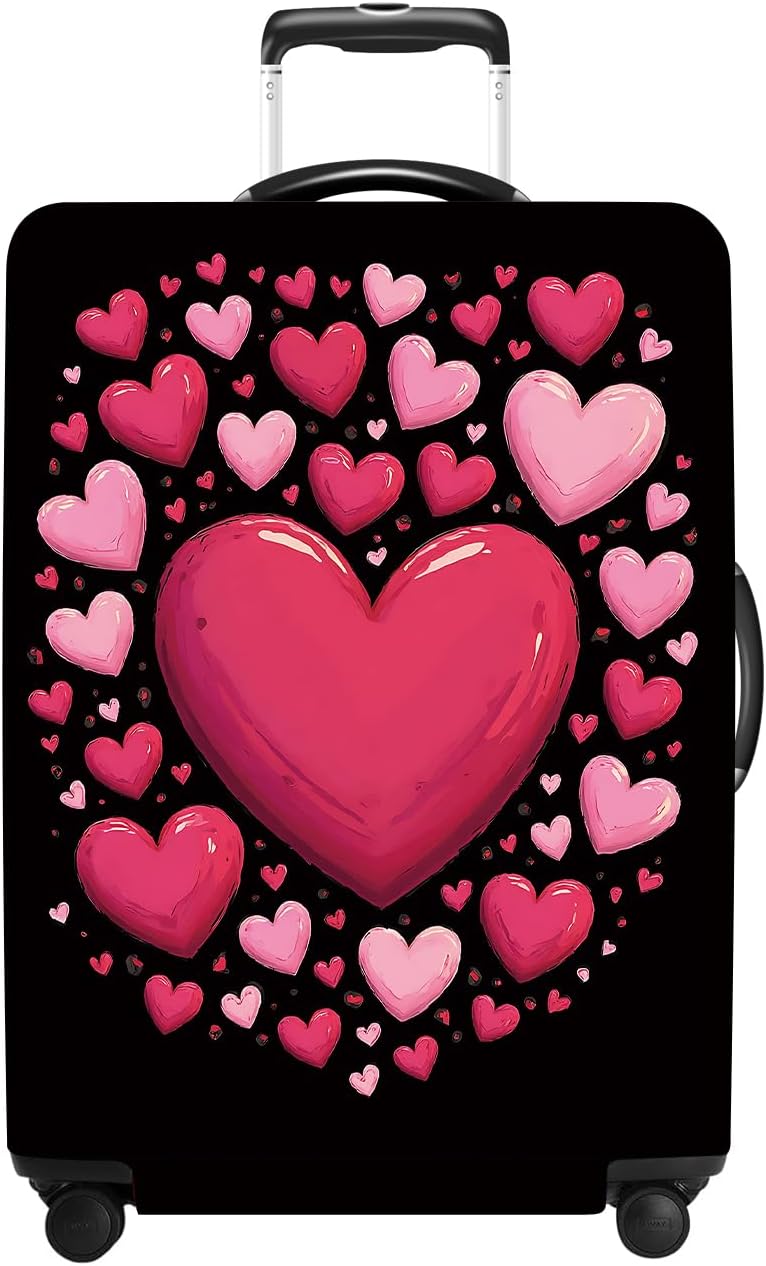 Luggage Cover Washable Suitcase Protector Anti-Scratch,Stretchable Fit for 20-34Inch Luggage Durable Travel Bag Cover with Zipper Closure (Grey, XL(fits 32-34Inch suitcase))