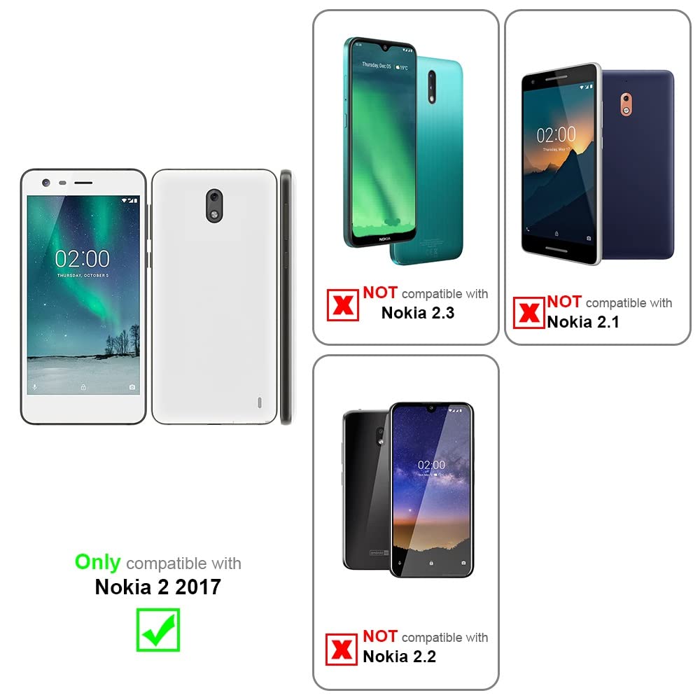 Cadorabo Custodia per Nokia 5 2017 in GRIGIO METALLICO - Morbida Cover Protettiva Sottile di Silicone TPU con Bordo Protezione - Ultra Slim Case Antiurto Gel Back Bumper Guscio
