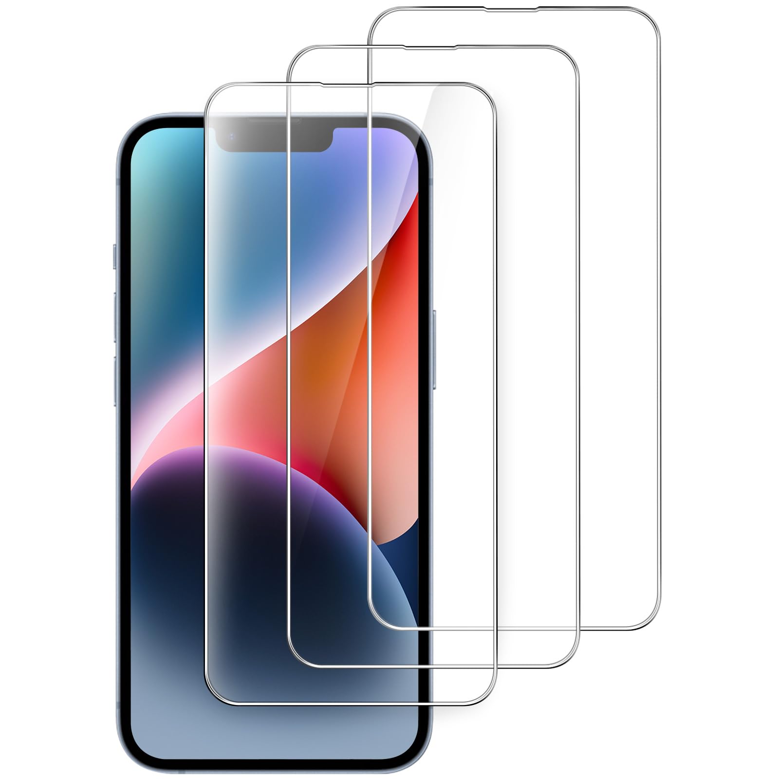 Amazon | JEDirect iPhone 14 Plus 6.7インチ用 全面保護フィルム 9H 