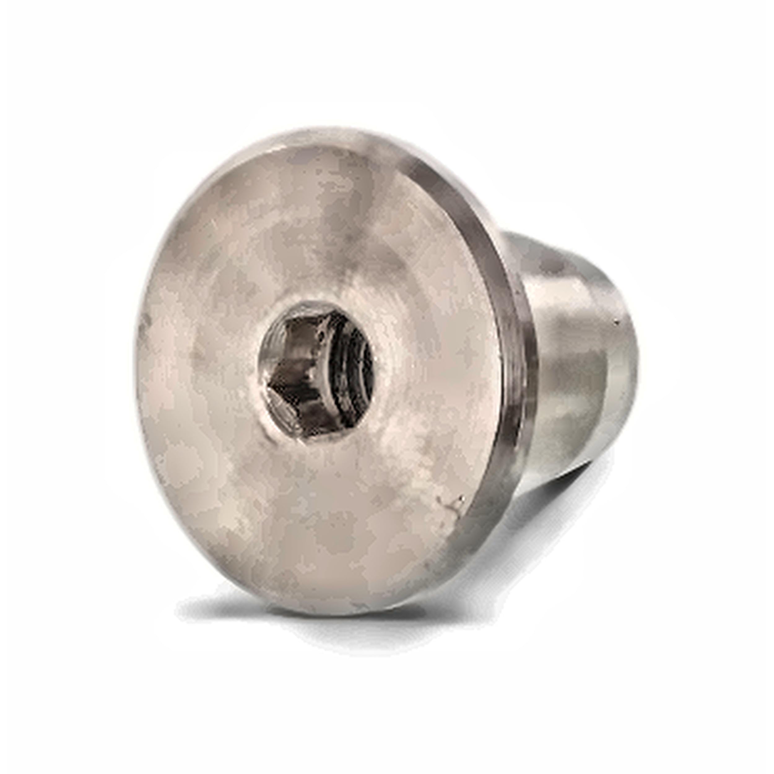 Dadi a manicotto M12 x 18 in acciaio inox A4 V4A, testa piatta SW 4, antiruggine, resistenti alla corrosione, simile a DIN 9262, pezzo