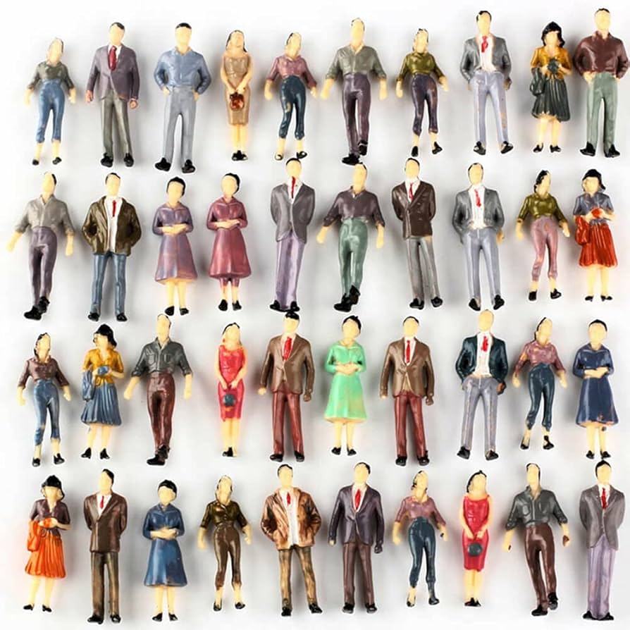 Namalu 14 Pcs 1: 25 Scale Miniature People Figurines India