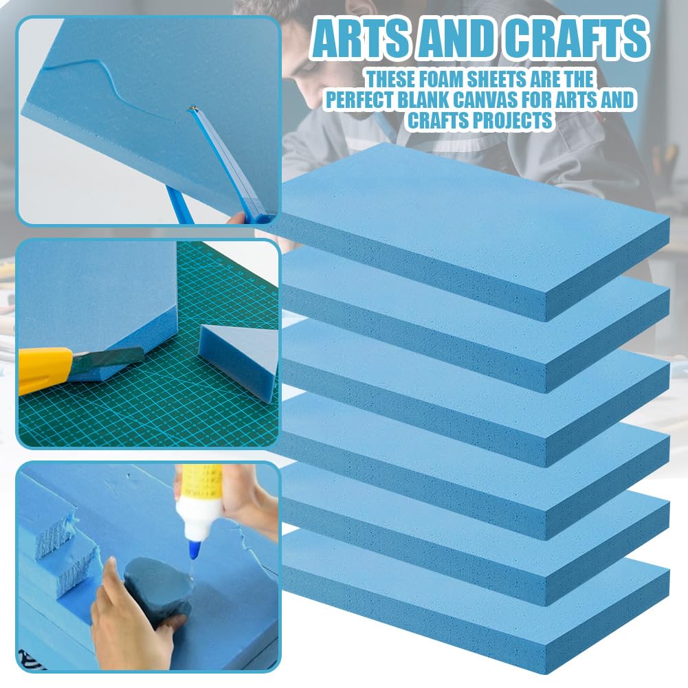 BENECREAT 6 Foglio di Pannelli in Schiuma Bianca da 2/3 mm, Scheda di Montaggio su Scheda per Poster Rettangolare in Schiuma di PVC da 30x20 cm per Il Montaggio, Mestieri, Modellismo