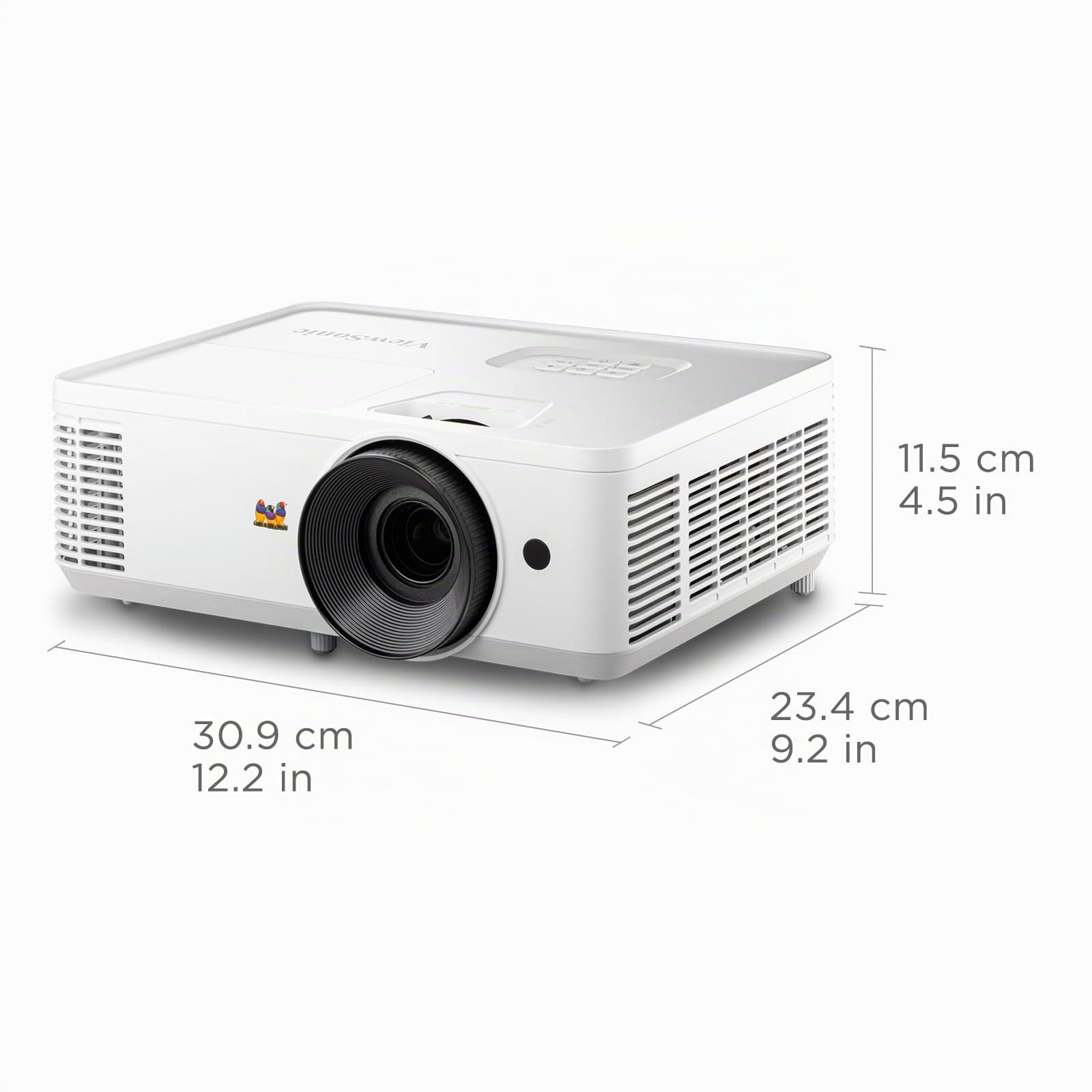 ViewSonic PA700X Proiettore, 4500 ANSI Lumen, XGA 1024x768, Contrasto 12.500:1, Immagine fino a 300", HDMI x2, Correzione trapezoidale automatica +/-40°, Altoparlante 3W