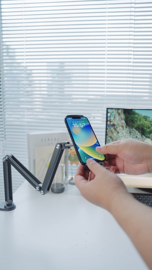 Tablet Desk Mount Under Cabinet Tablet Mount For Kitchen [Portable