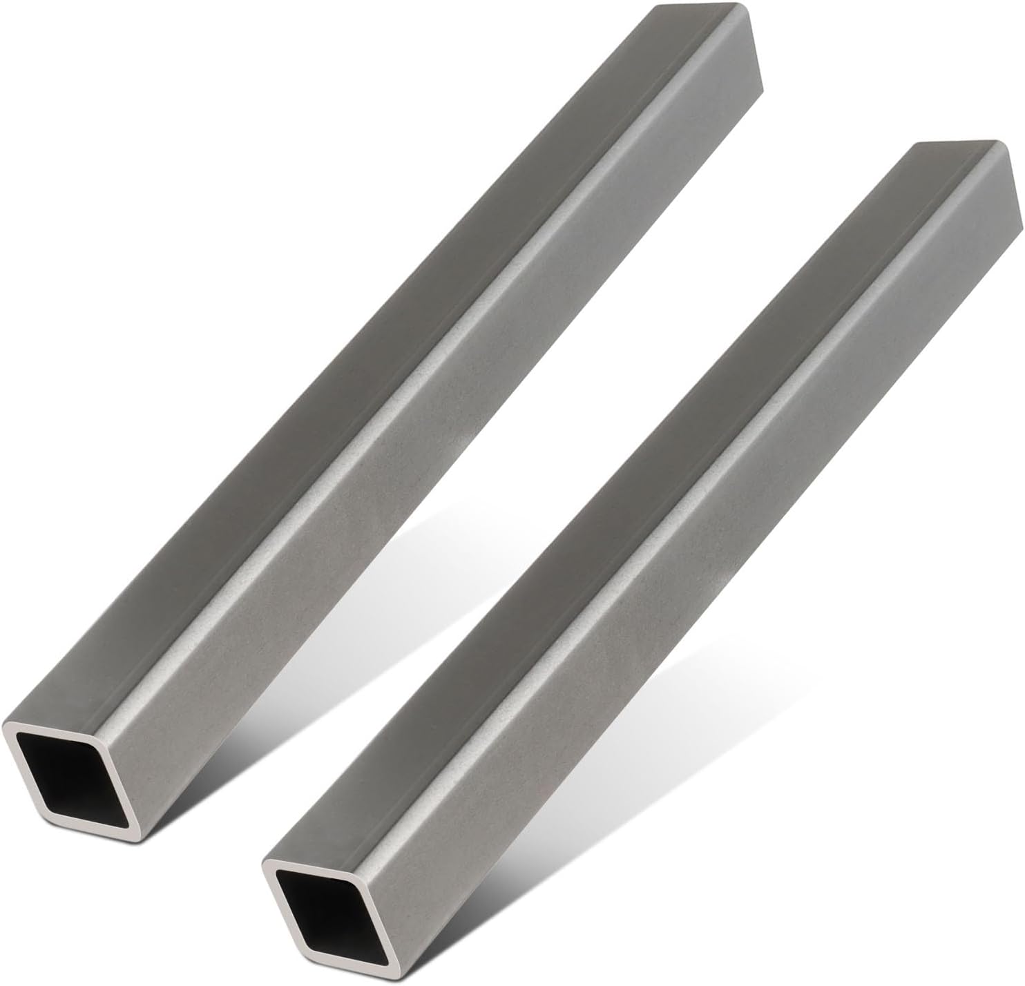 Rocaris 2-Pack 1x1x1/8" A36 Hot Rolled Steel Square Tubing 12" Length - Weldable for DIY, Industrial & Auto Projects