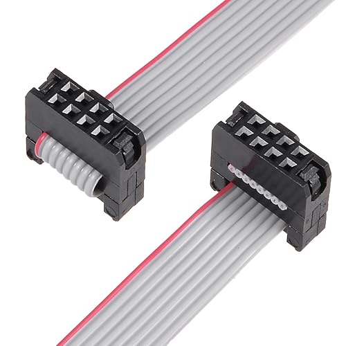 Miniatura 25 de uxcell IDC 16 pines conector plano cinta cable hembra longitud 11.8 in 0.079 in paso, 5 unids