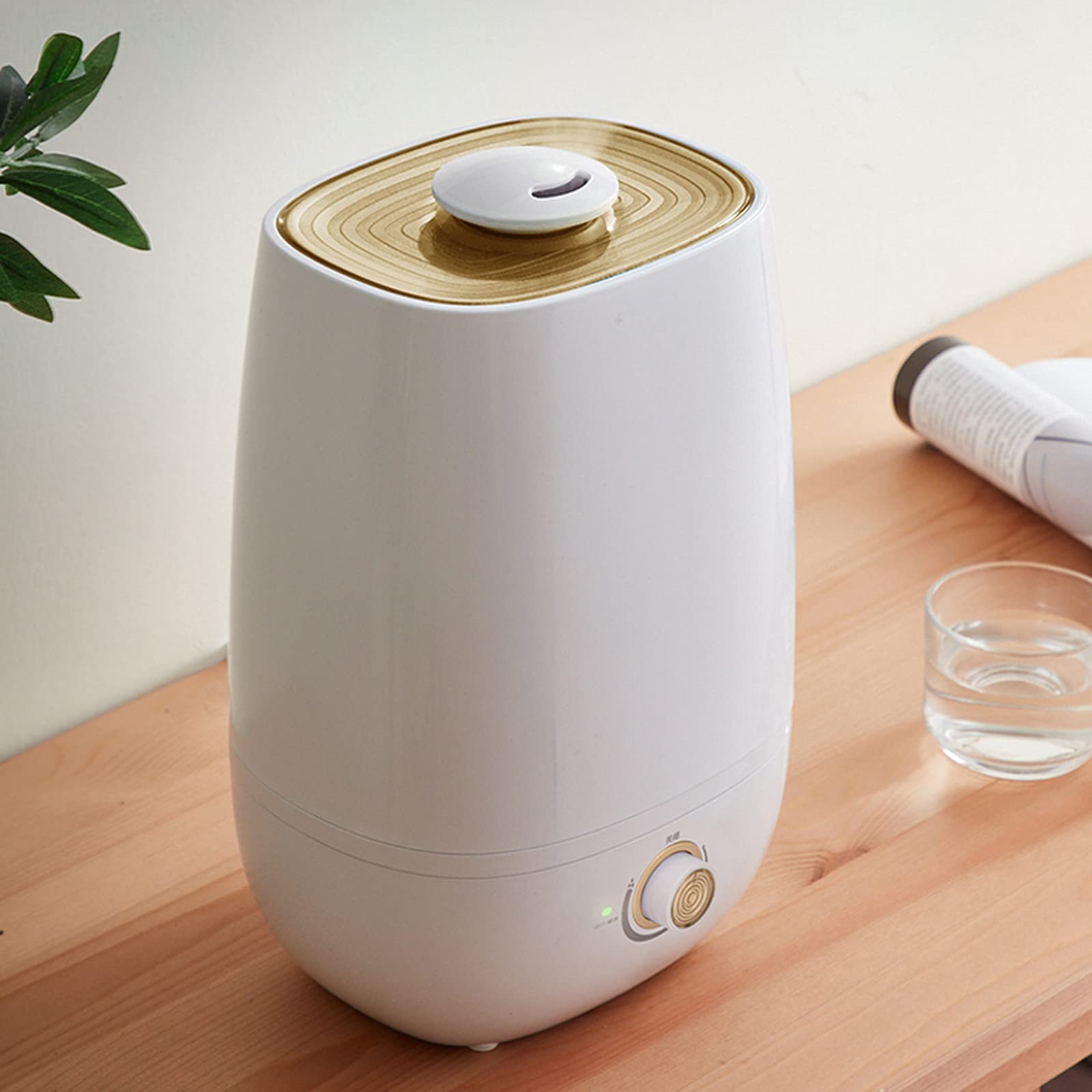 Umidificatore A Nebbia Fredda SHLWYG - Con Ugello Rotante 90°, Luce Notturna, Serbatoio 280 Ml, Silenzioso - Foto 3