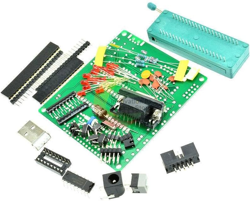 C51 AVR MCU Development Board DIY Kit Learning Components Self-Recovery Fuse 51 Series Microcontroller ATmega16