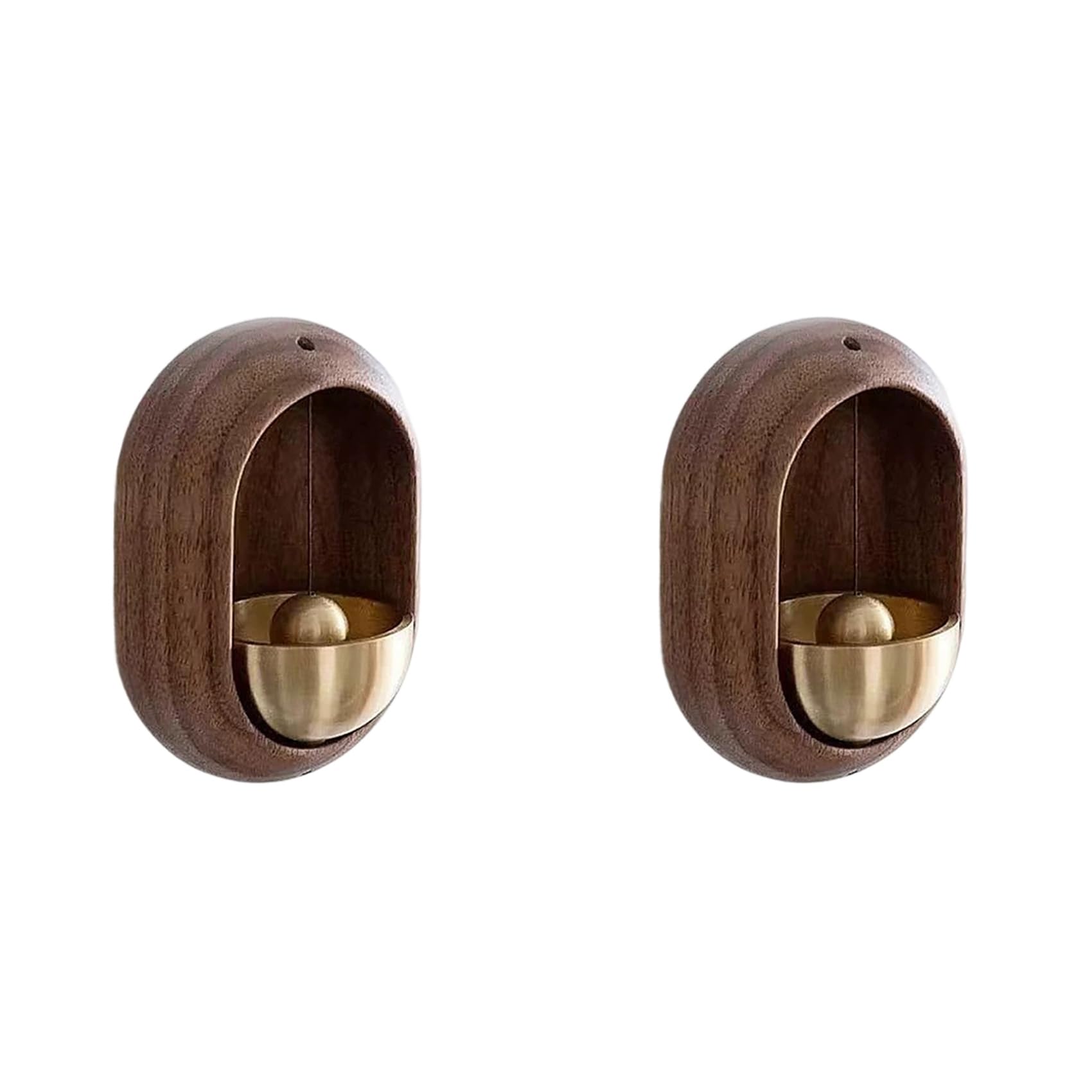 Vjsujehgy 2X Dopamine Japanese Wooden Entrance Door Bell Decorative Wireless Bird Wind Chime Home Decor Home Opening Hanging A