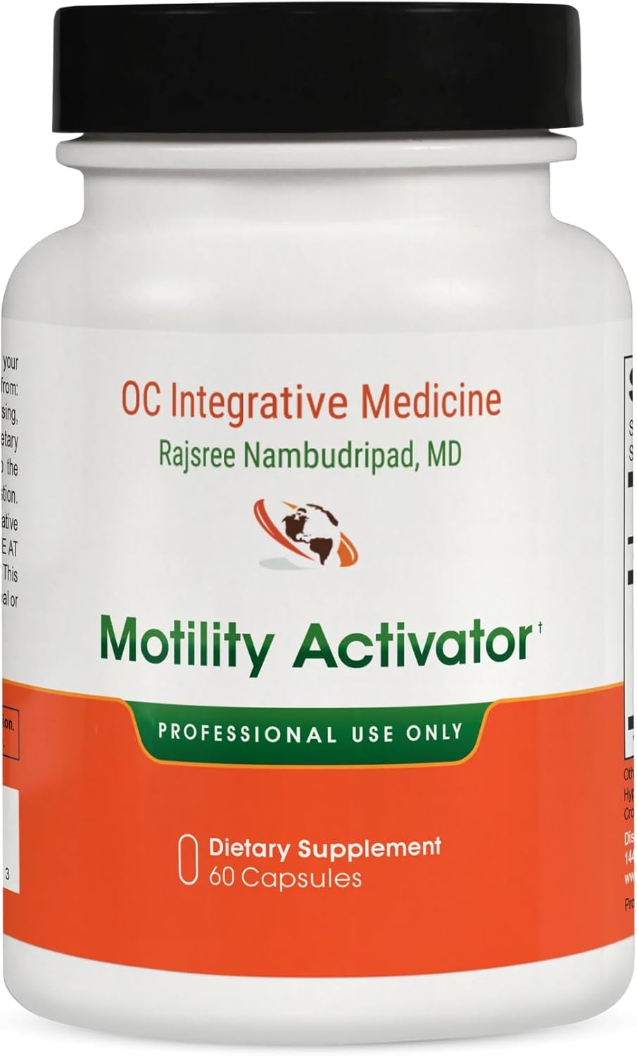 Motility Activator by Dr. Rajsree | Helps with Gas, Bloating & Constipation | Promotes Small Intestine Motility | with Ginger and Artichoke Leaf Extract | 60 Capsules