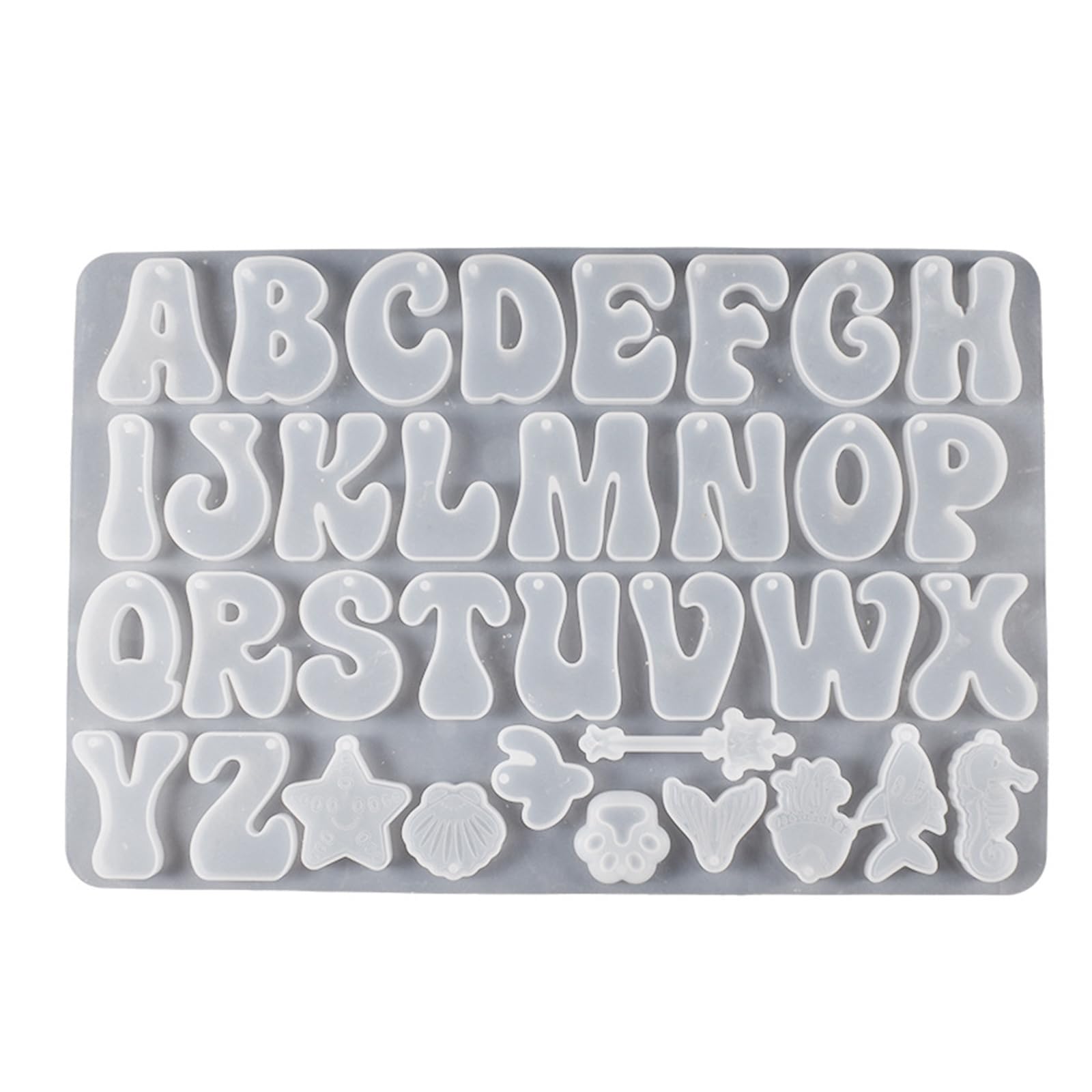 YUGSHNKFC Food Safe Silicone Letter for Creative Resin Casting and Art Projects Jewelry Making