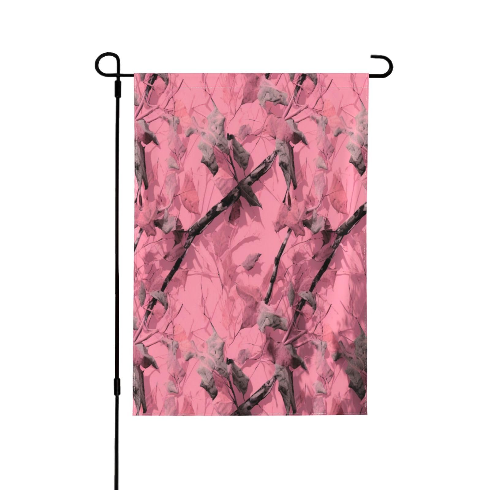 Drapeau de jardin camouflage feuilles 71x101 cm grand format polyester double face