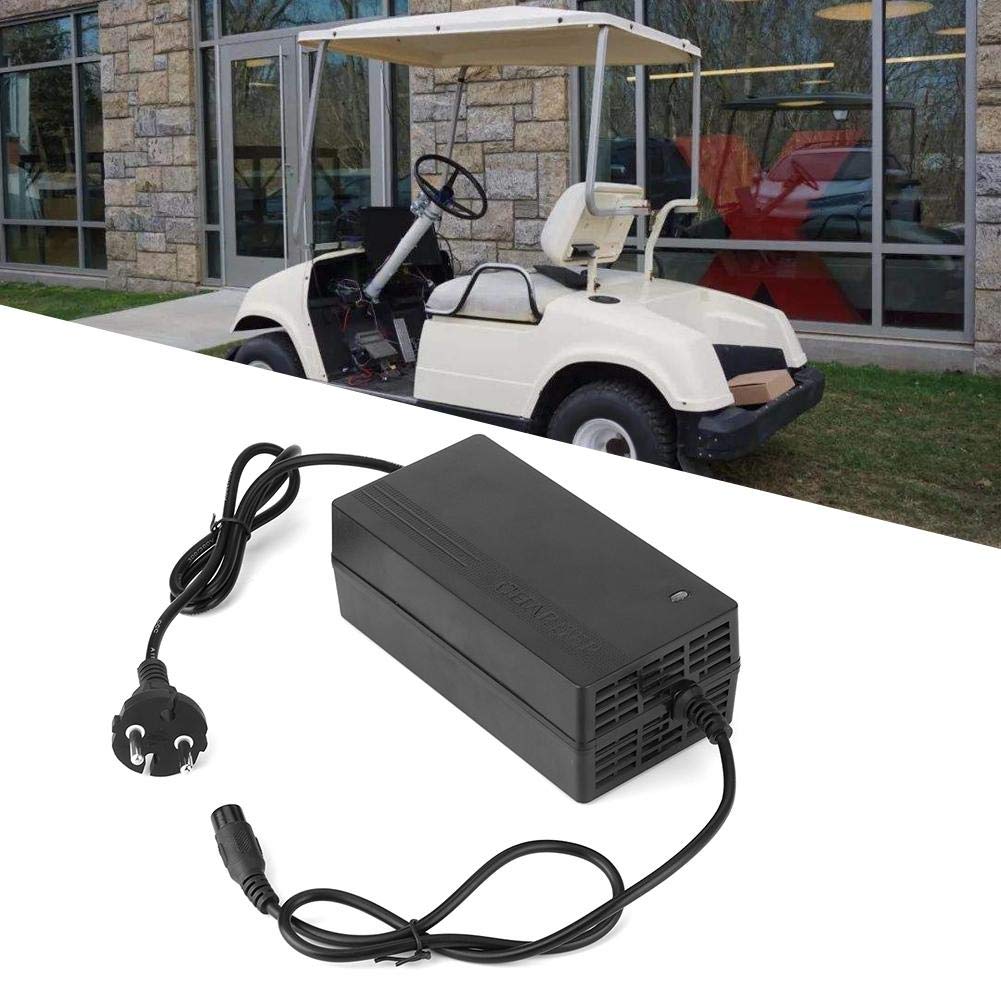 Cargador de batería de 24V 1 8A Cargador de batería de Plomo ácido para Coche de 3 Pines para Scooter eléctrico ATV Enchufe de la UE 90 230V, de Carga y Arranque