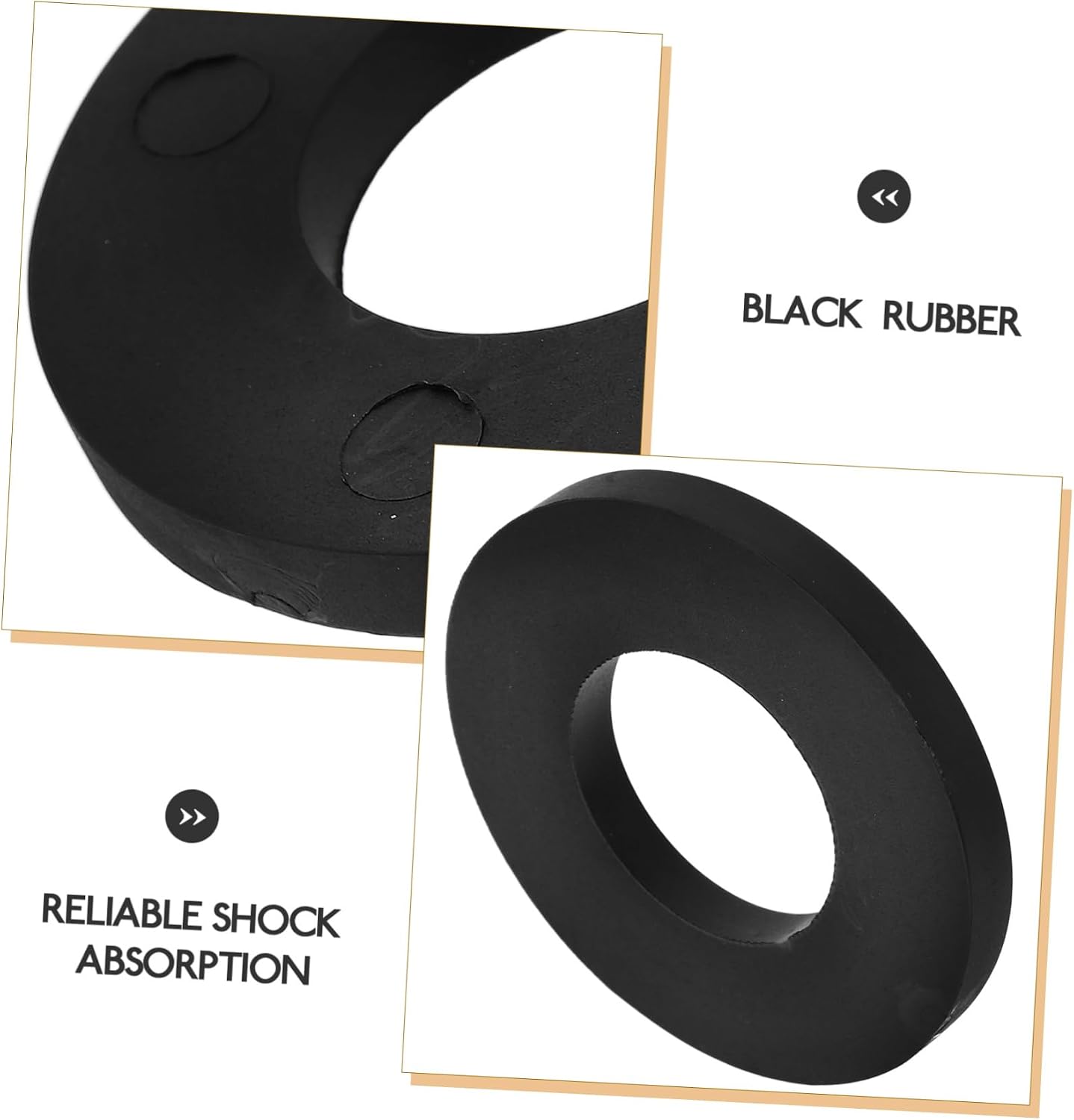 MAGICLULU Car Shock Absorption Ring Vibration Damper Washer Cushion Mat for and Enhanced Performance