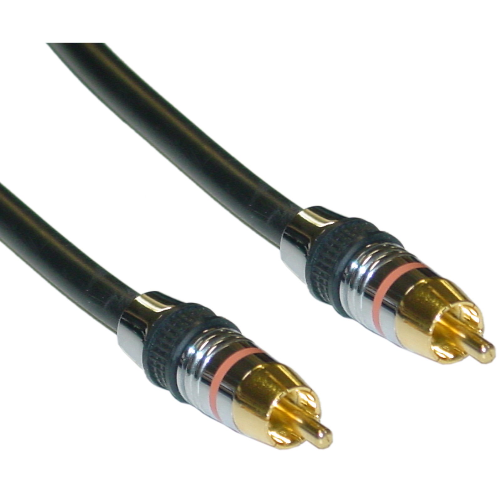 CableWholesale 50-Feet Premium Grade 24K Gold Digital Coaxial RCA 75-ohm Cable (10R4-11150)