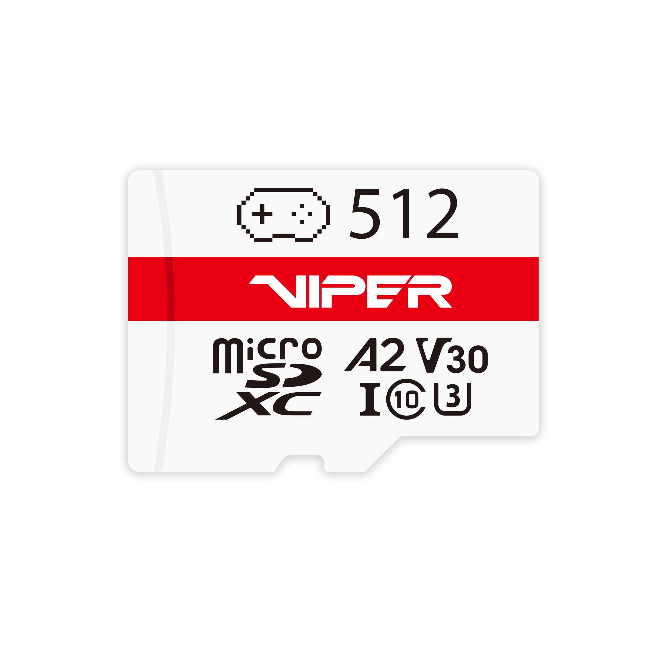 Patriot Viper Gaming Series Carte mémoire Micro SDXC V30 A2 UHS-I 512 Go